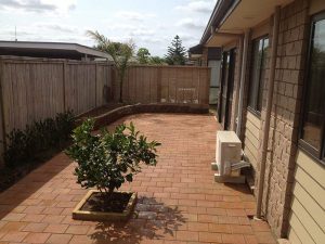 Image of Paving and planting